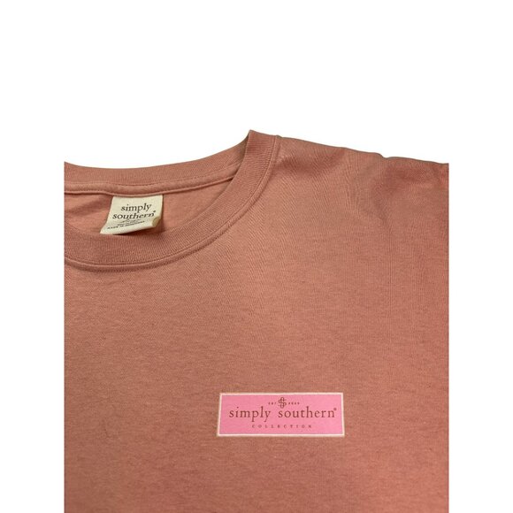 Simply Southern Collection Womens Long Sleeve T-Shirt Size Large Cotton - Picture 3 of 8